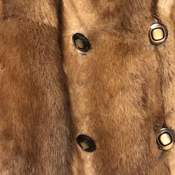 Mink Fur Long Coat - Picture 6 of 11